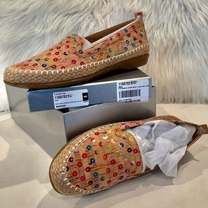 NWT 6.5 (BM) NIOBE MULTI cork rope sandals flats Vaneli sport
